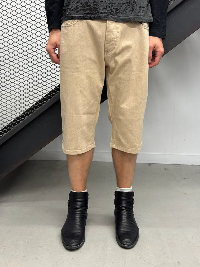 SS2018 Raf Simons Beige Cozy Long Shorts BizaYTO 0