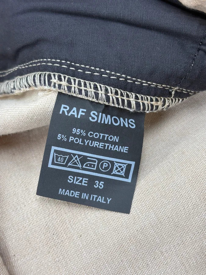 SS2018 Raf Simons Beige Cozy Long Shorts BizaYTO 11
