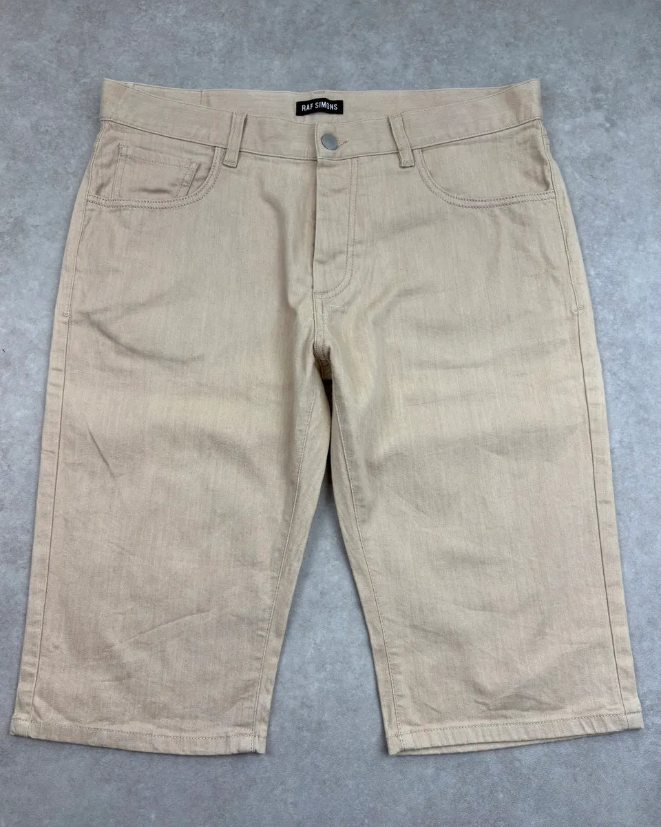 SS2018 Raf Simons Beige Cozy Long Shorts BizaYTO 2
