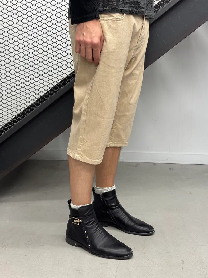 SS2018 Raf Simons Beige Cozy Long Shorts BizaYTO 4