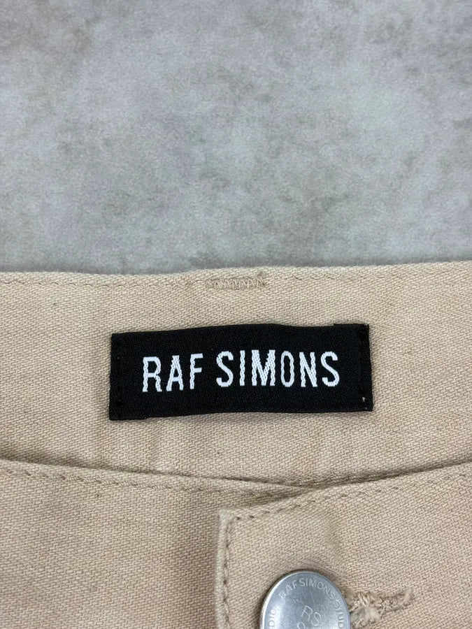 SS2018 Raf Simons Beige Cozy Long Shorts BizaYTO 10