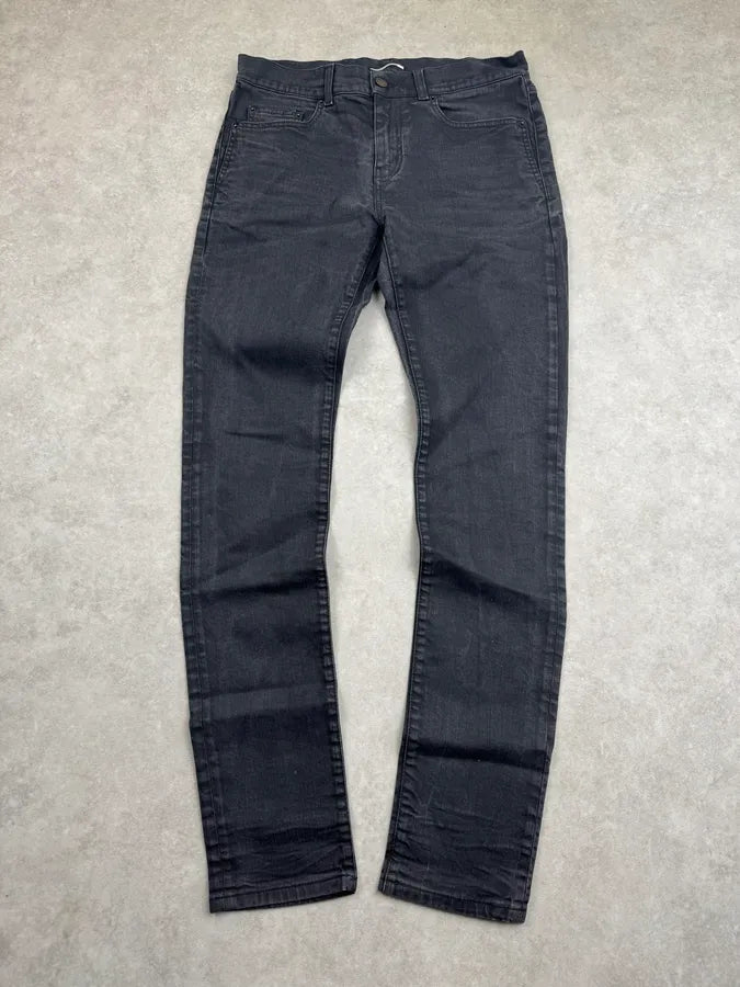 SS2018 Saint Laurent Black Denim Skinny Jeans PHMDYho 0
