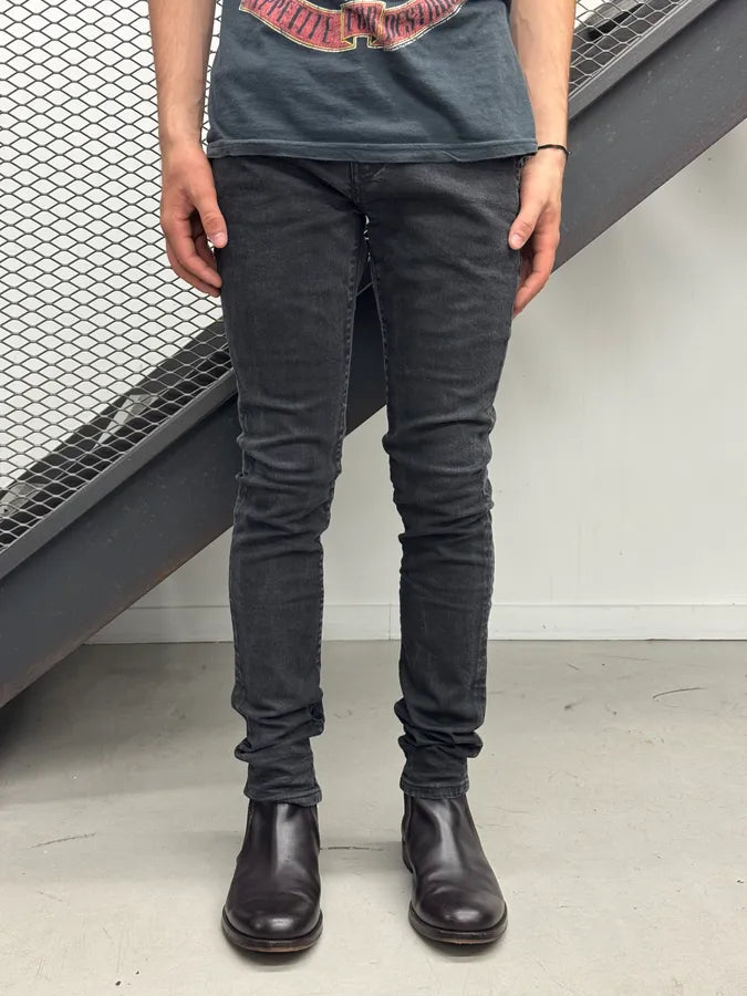 SS2018 Saint Laurent Black Denim Skinny Jeans PHMDYho 1