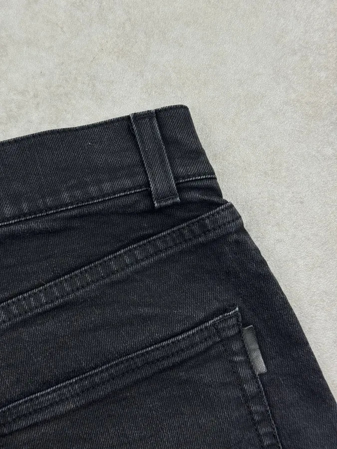 SS2018 Saint Laurent Black Denim Skinny Jeans PHMDYho 8