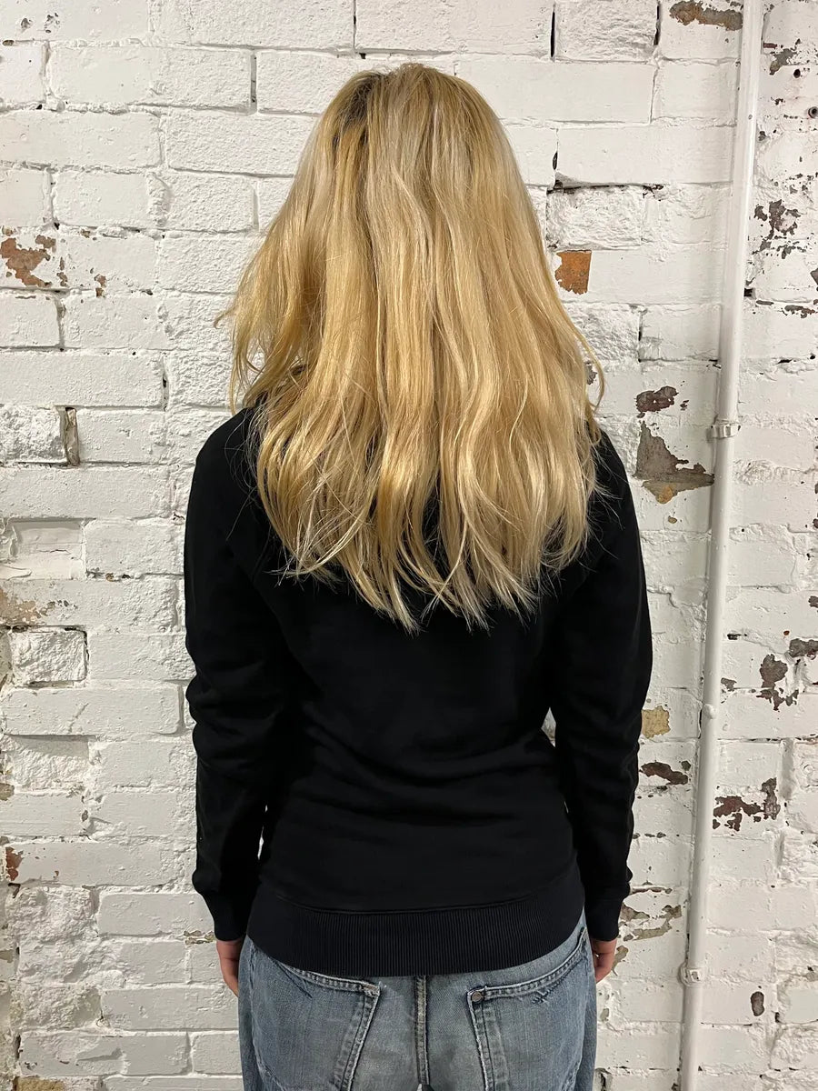 SS2018 Saint Laurent Black Propaganda Printed Hoodie  pJesqwy 2