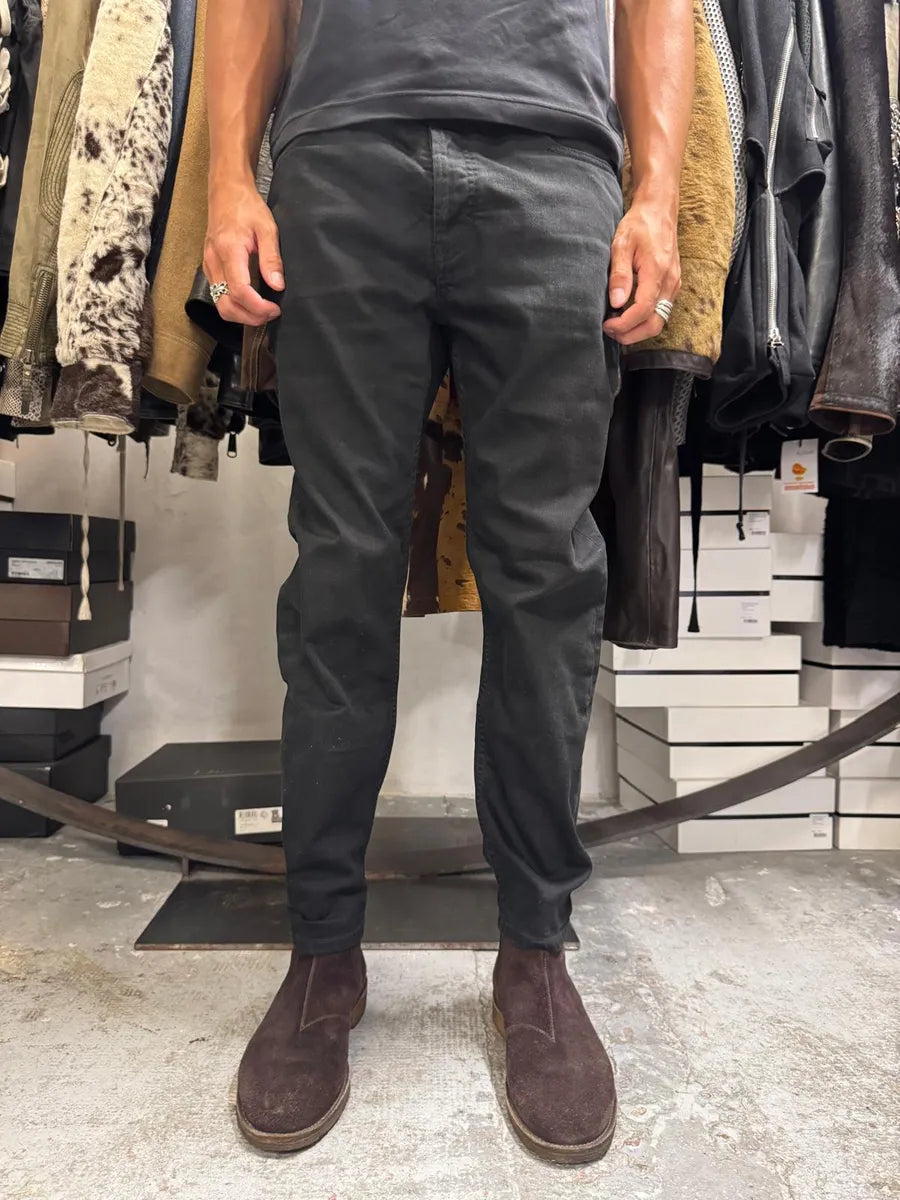 SS2018 Saint Laurent Dark Black Slim Denim Jeans fUfgHjQ 2