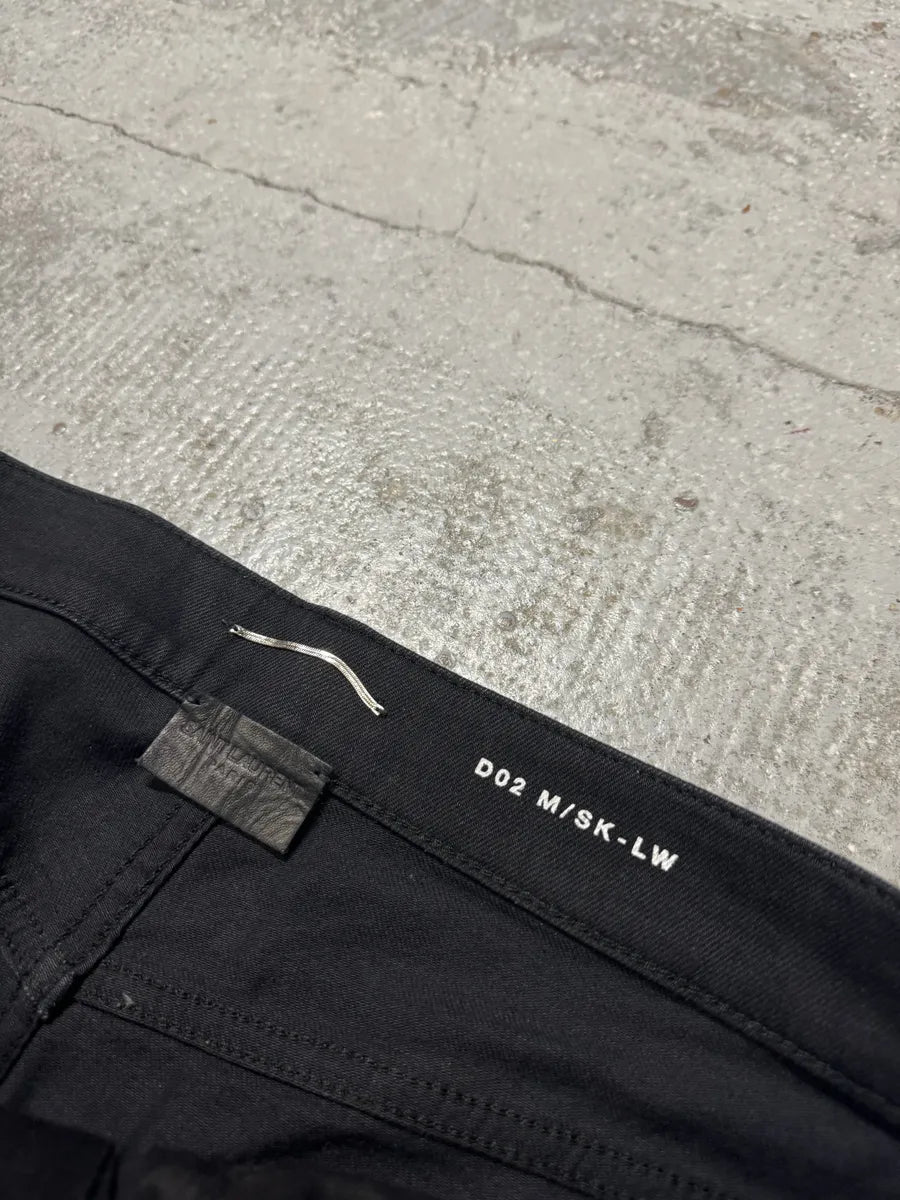 SS2018 Saint Laurent Dark Black Slim Denim Jeans fUfgHjQ 7