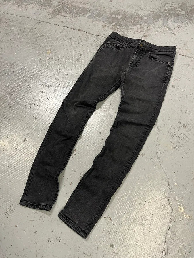 SS2018 Saint Laurent Slim Grey Denim Jeans kKlHSaS 4