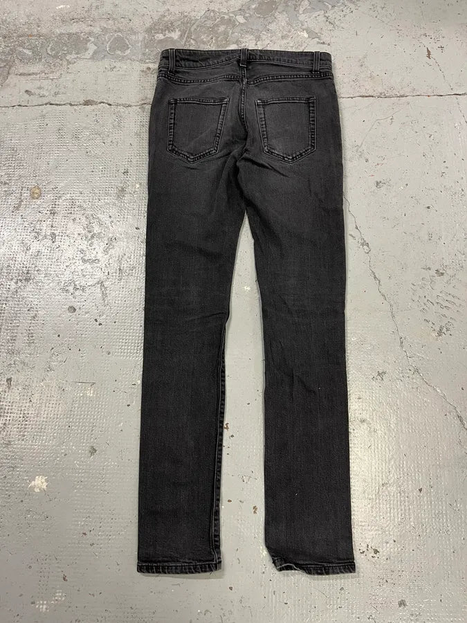 SS2018 Saint Laurent Slim Grey Denim Jeans kKlHSaS 7