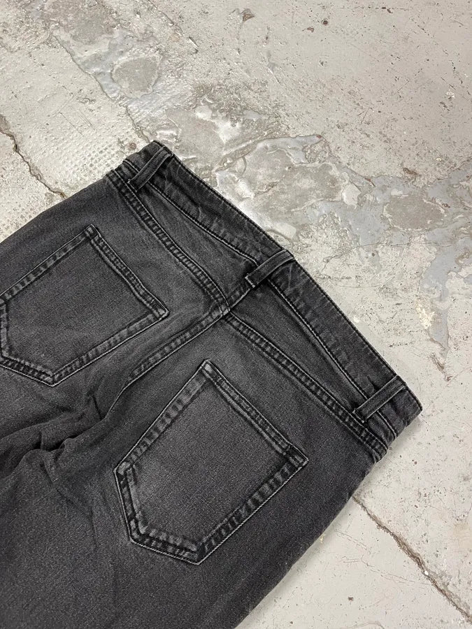 SS2018 Saint Laurent Slim Grey Denim Jeans kKlHSaS 8