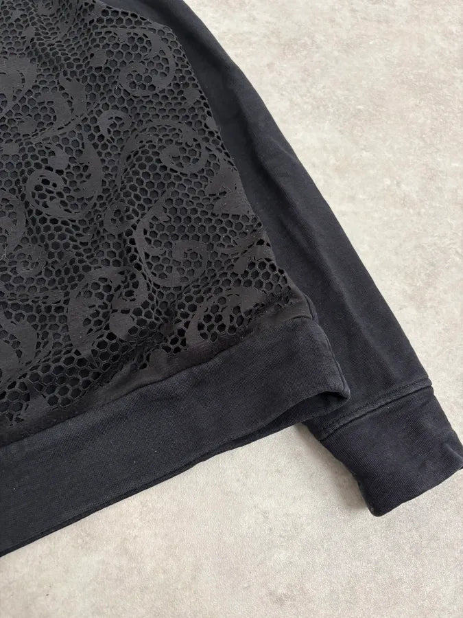 SS2018 Versace Ornament Black Sweater naqhIdF 5