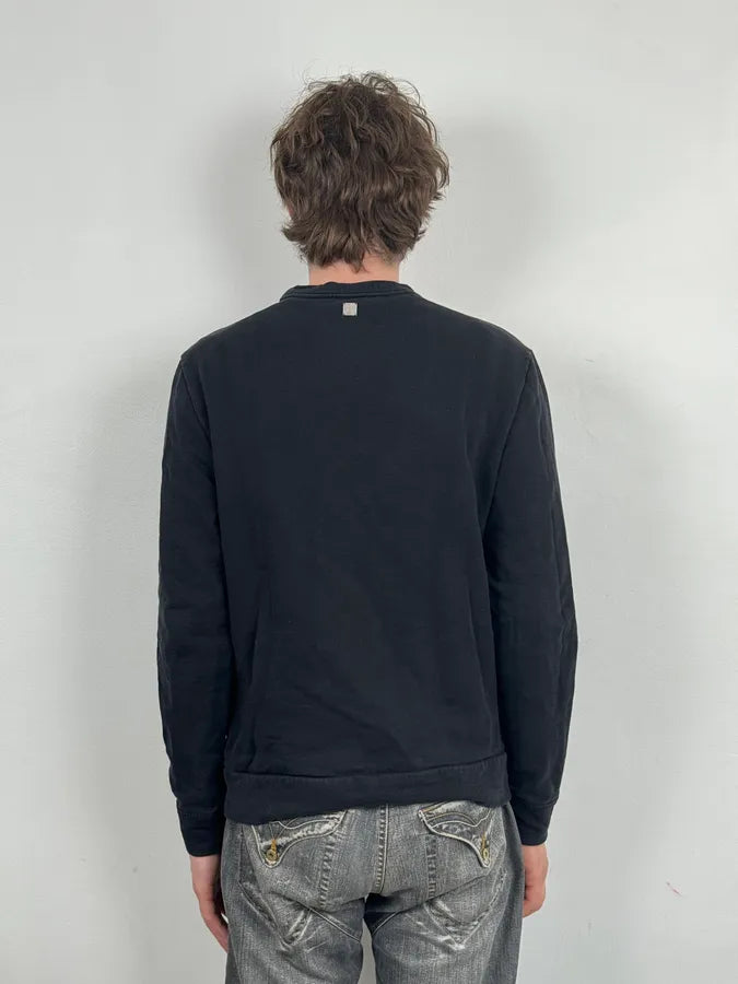 SS2018 Versace Ornament Black Sweater naqhIdF 2