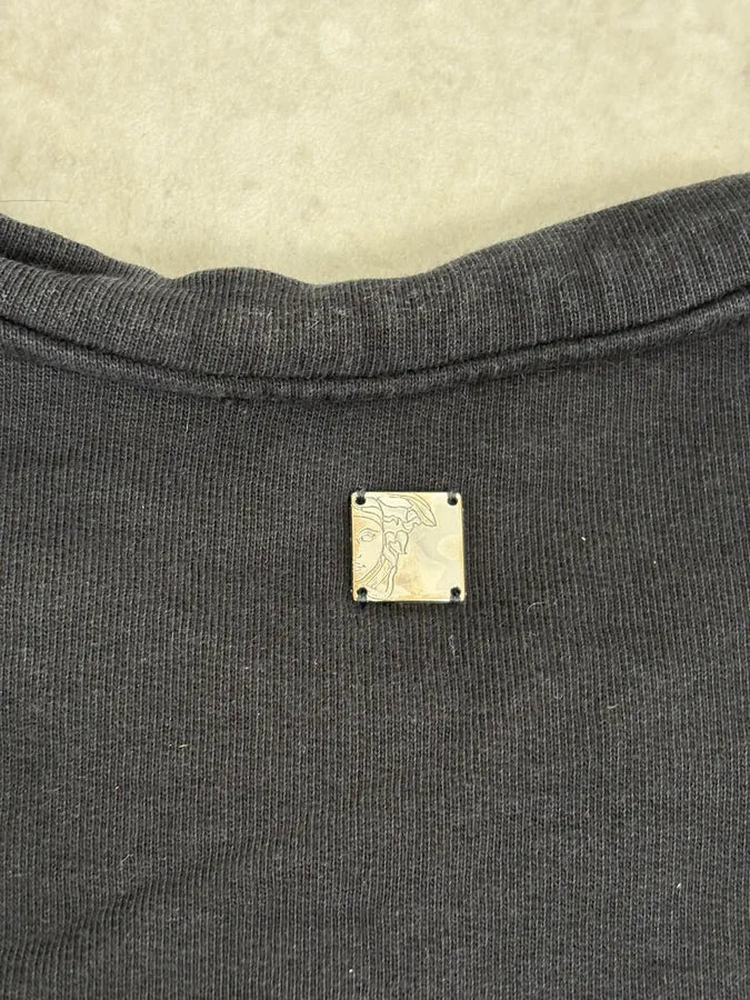 SS2018 Versace Ornament Black Sweater naqhIdF 10