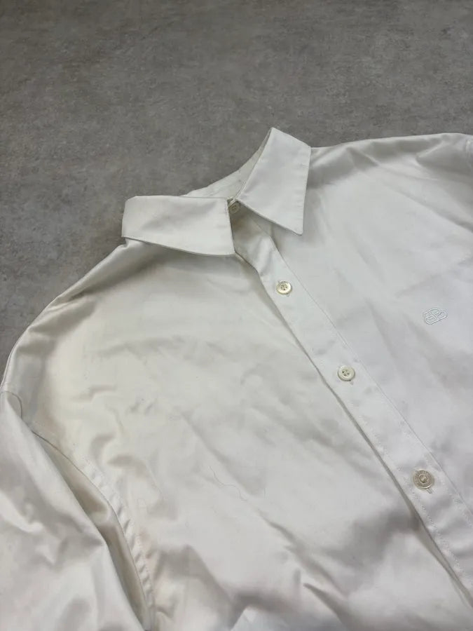 SS2019 Balenciaga White Workout Exercise Shirt zuqOhSK 5