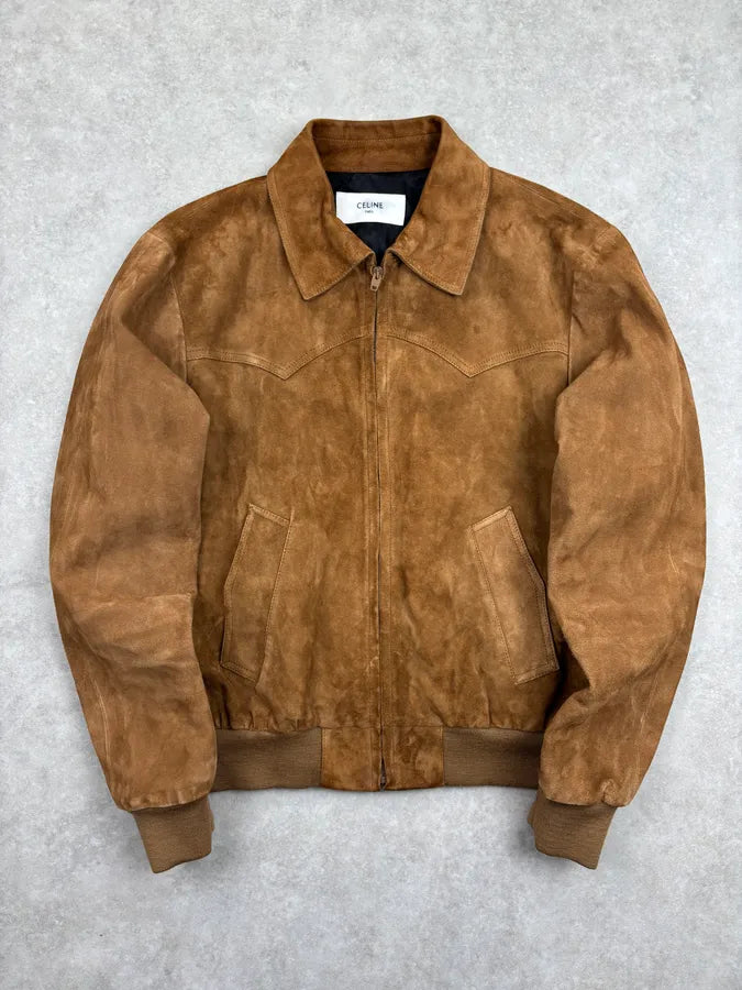 SS2019 Celine Came Leather Jacket by Hedi Slimane pCpSZDB 0