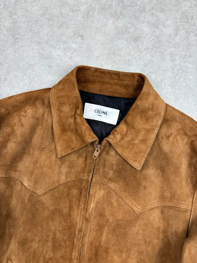 SS2019 Celine Came Leather Jacket by Hedi Slimane pCpSZDB 3