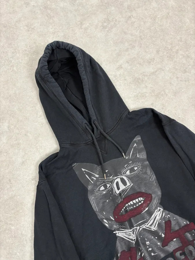 SS2019 Dsquared2 Black Cat Hoodie noIsSrC 4