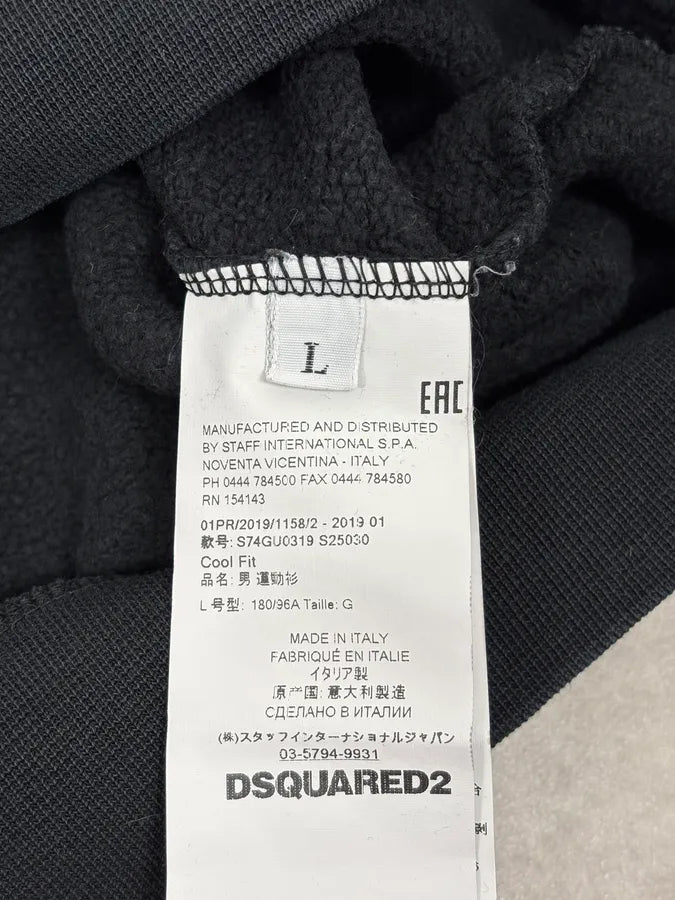 SS2019 Dsquared2 Black Cat Hoodie noIsSrC 9