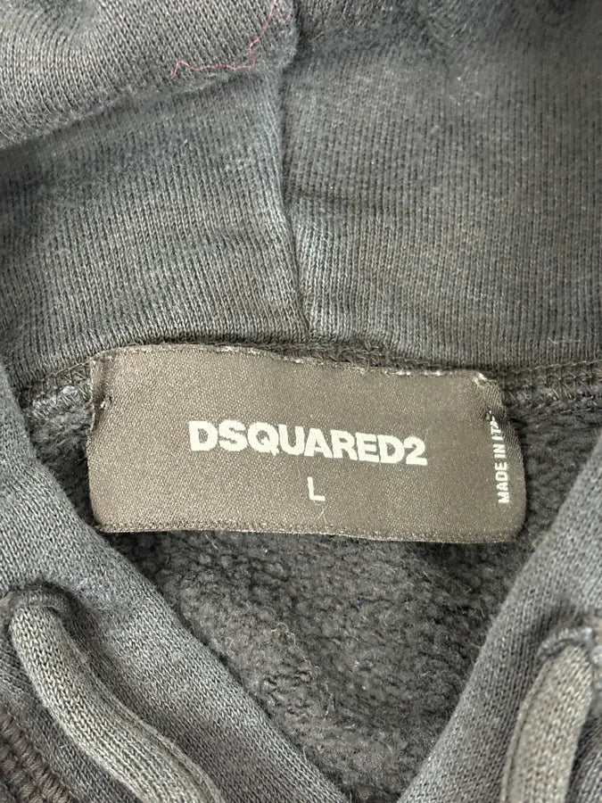SS2019 Dsquared2 Black Cat Hoodie noIsSrC 8