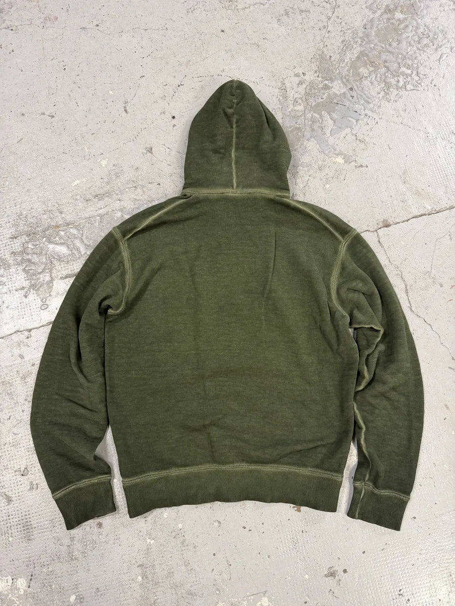 SS2019 DSquared2 Green Vicious Bros Eroded Hoodie EldFgkp 1