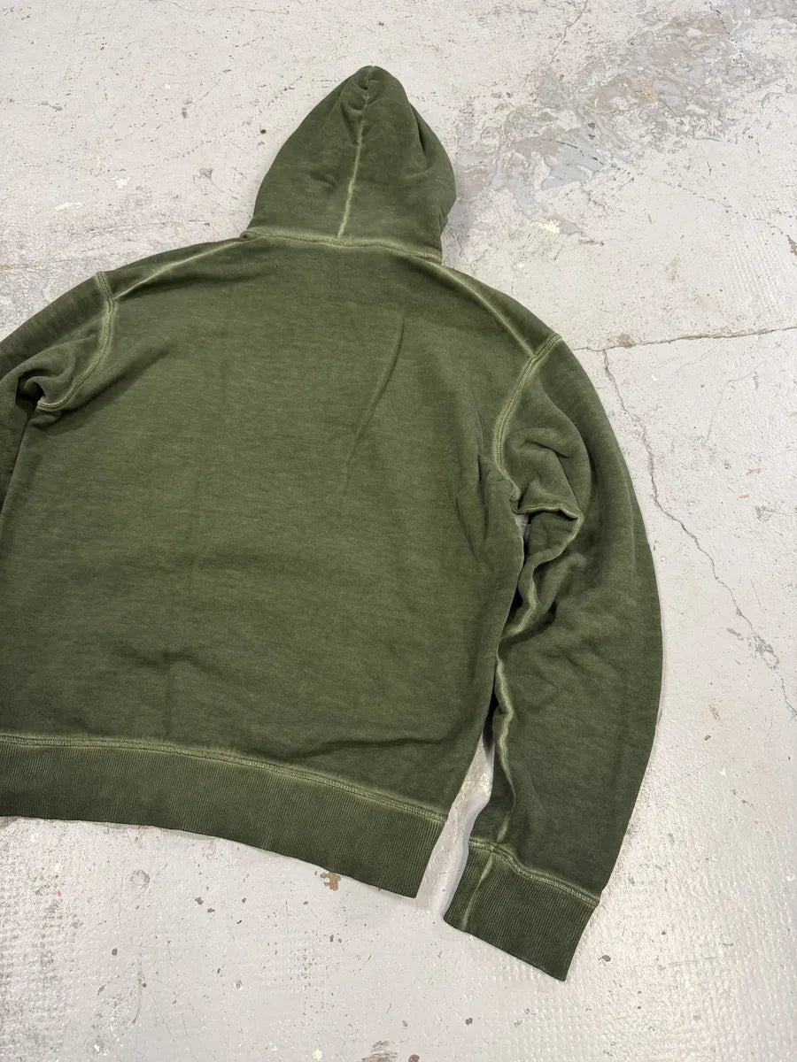 SS2019 DSquared2 Green Vicious Bros Eroded Hoodie EldFgkp 3