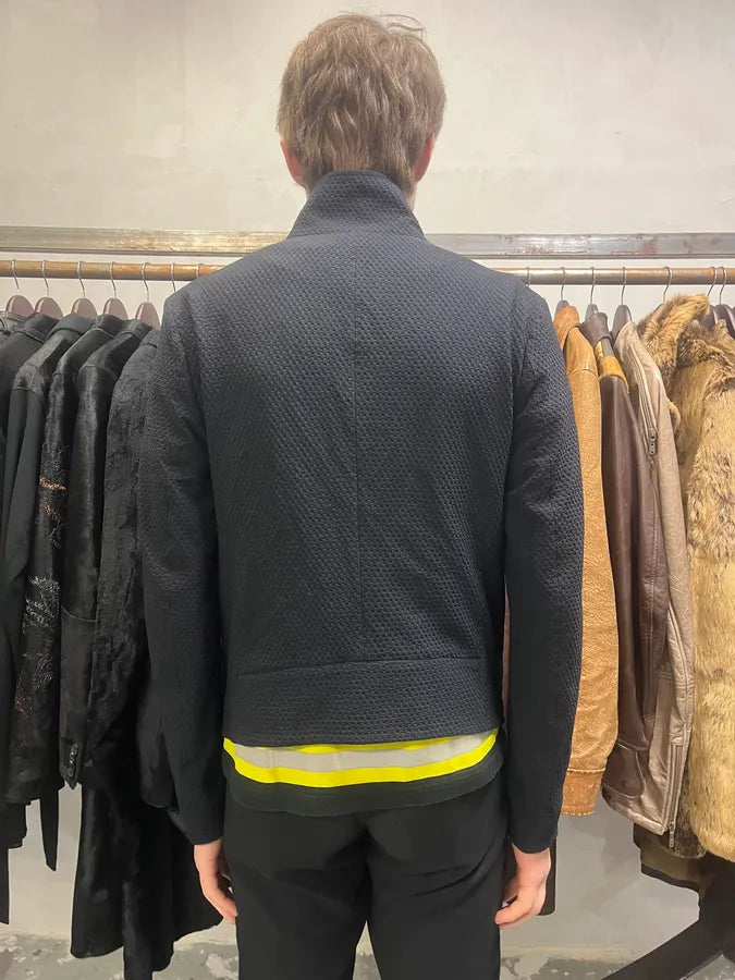 SS2019 Emporio Armani Asymmetrical Black Jacket (S/M) mMtqQgb 2
