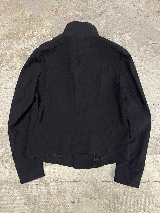 SS2019 Emporio Armani Asymmetrical Black Jacket – Dolce Vita Hub