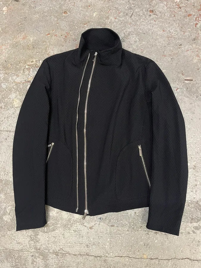 SS2019 Emporio Armani Asymmetrical Black Jacket (S/M) mMtqQgb 7
