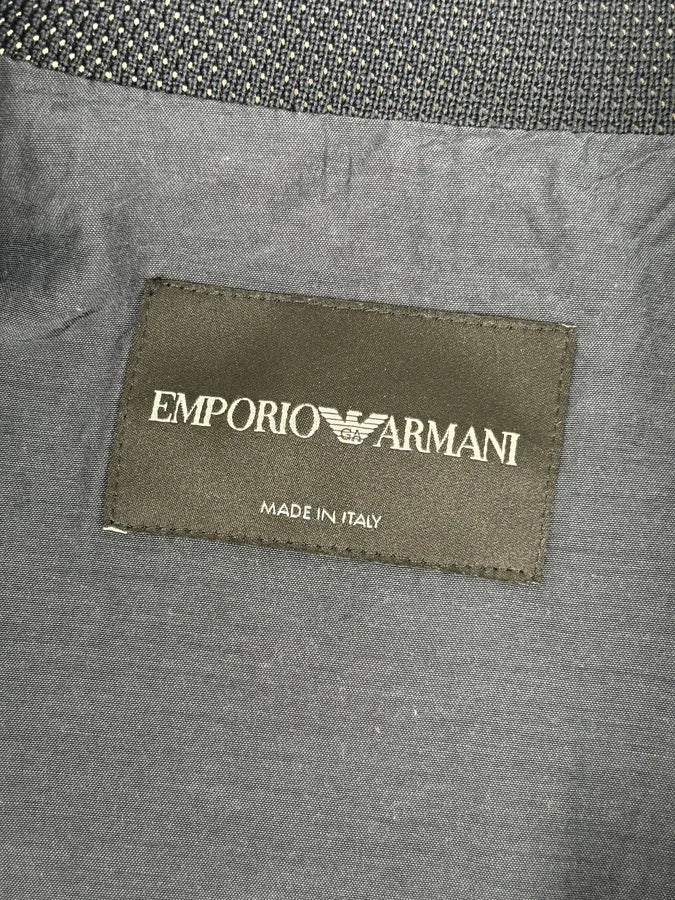 SS2019 Emporio Armani Blue Wavy Light Abstract Jacket NyIbXTb 8
