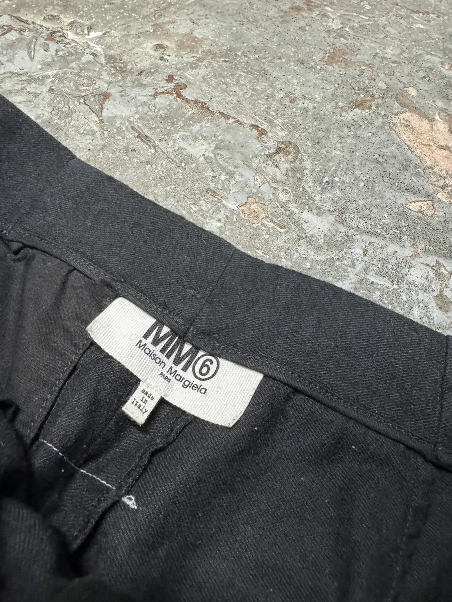 SS2019 Maison Margiela MM6 Black Cozy Pants (S) 6