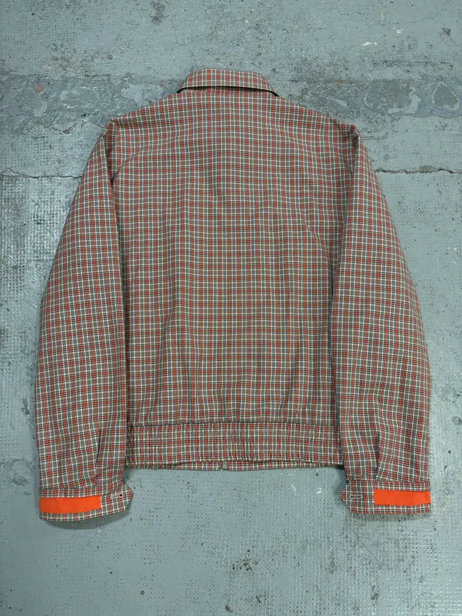 SS2019 Maison Margiela Red Plaid Harrington Light Jacket eQWvIaU 6