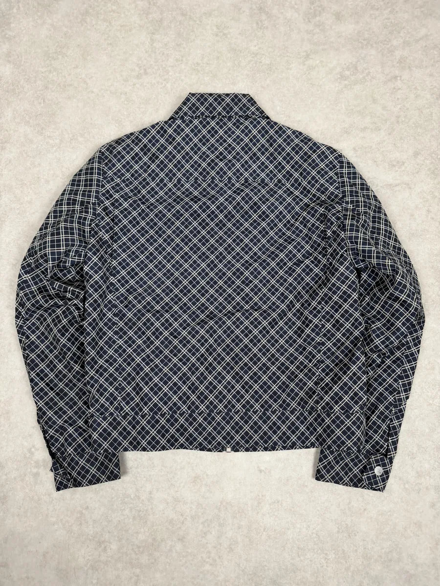 SS2019 Maison Margiela White & Blue Light Zip-up Jacket PoNRZpE 1