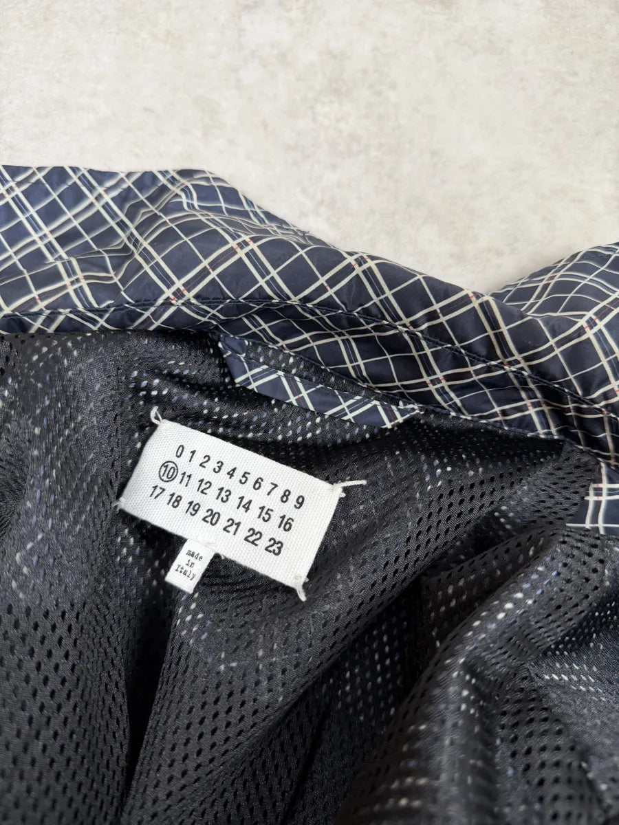 SS2019 Maison Margiela White & Blue Light Zip-up Jacket PoNRZpE 11