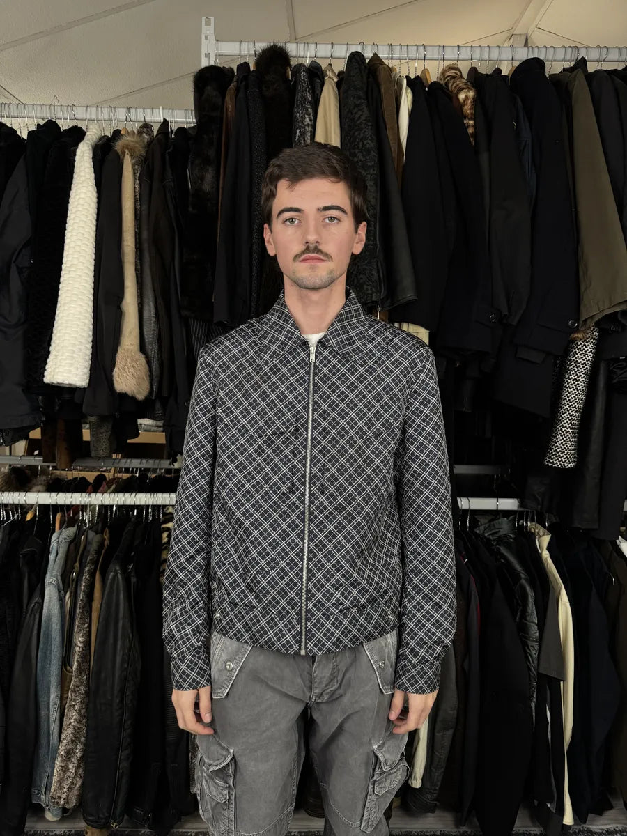 SS2019 Maison Margiela White & Blue Light Zip-up Jacket PoNRZpE 2