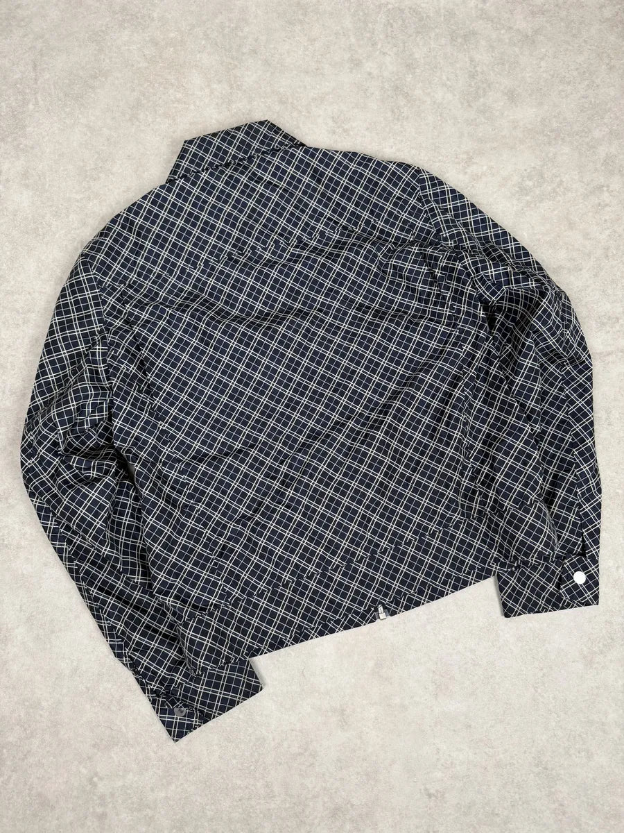 SS2019 Maison Margiela White & Blue Light Zip-up Jacket PoNRZpE 4