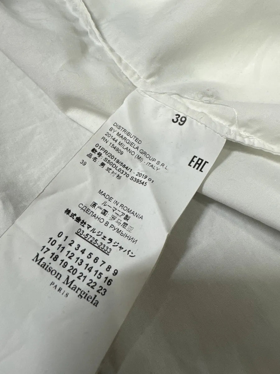 SS2019 Maison Margiela White Signature Shirt (S) AKzaWpC 7