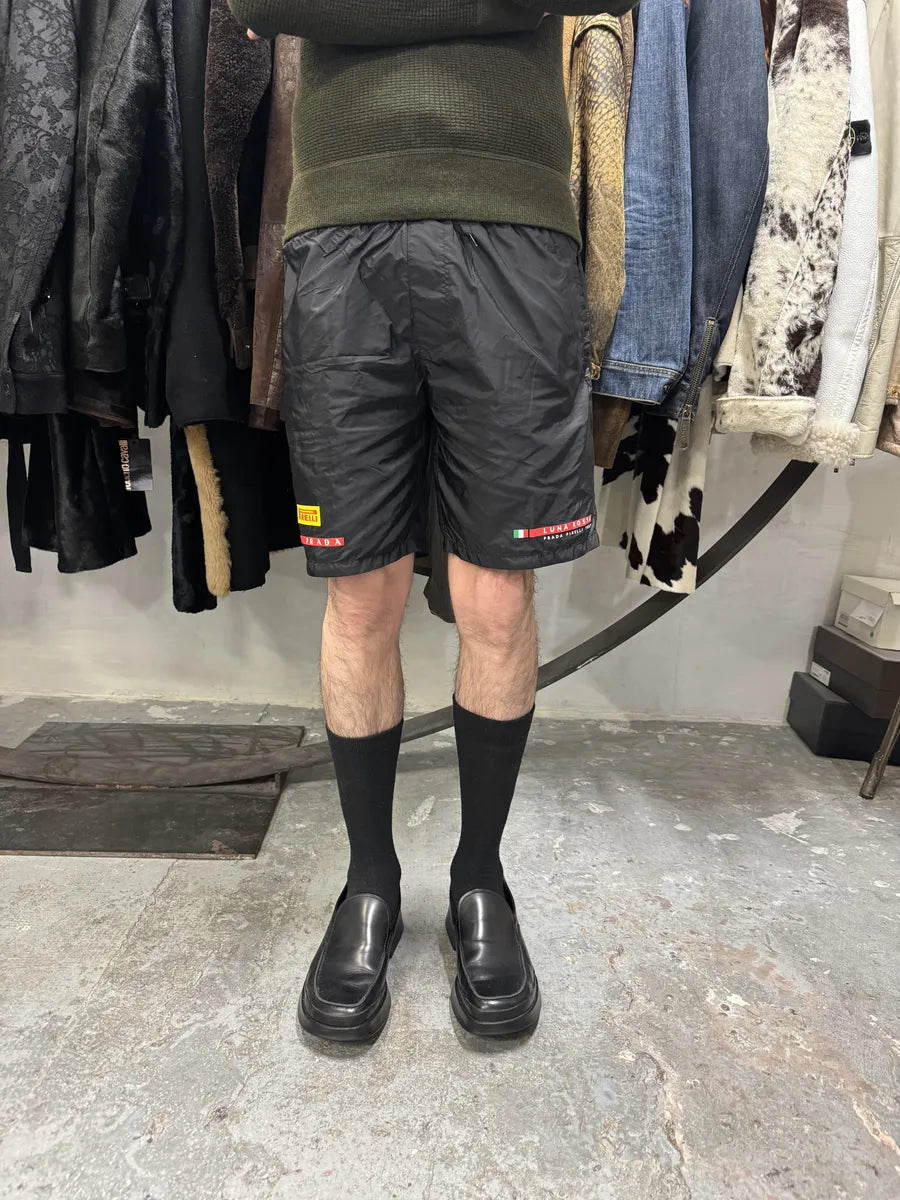 SS2019 Prada Linea Rossa Sport Shorts (S) 1