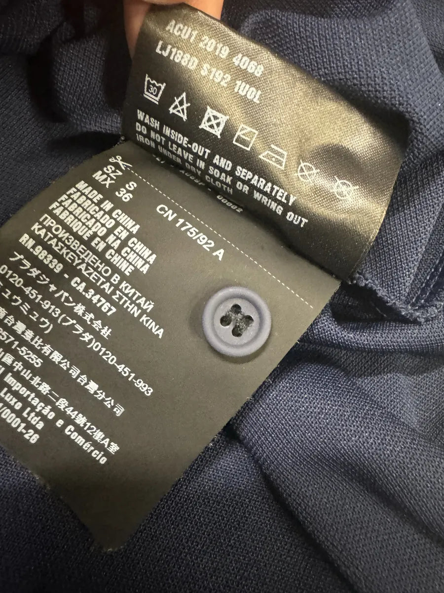 SS2019 Prada Luna Rossa Navy Polo Sport (S) hxUxblj 8