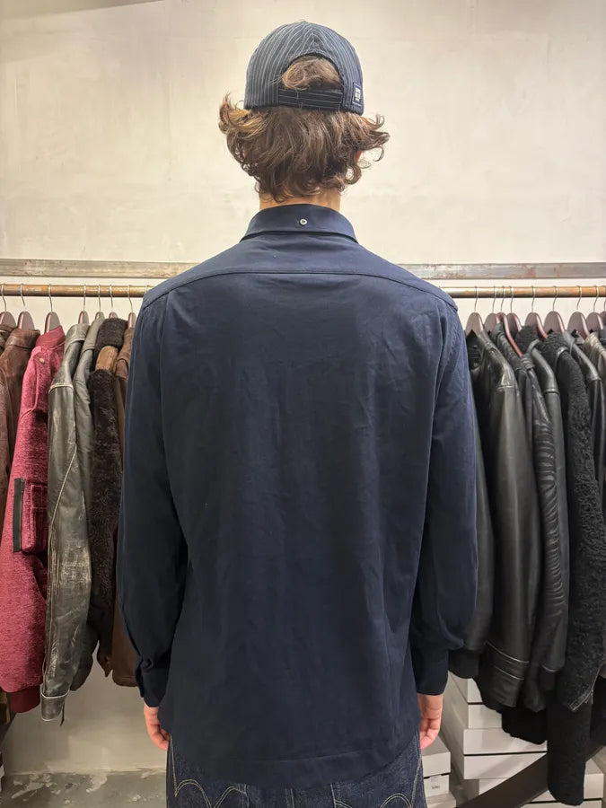 SS2019 Prada Navy Button-ups Shirt zJfDSnr 2