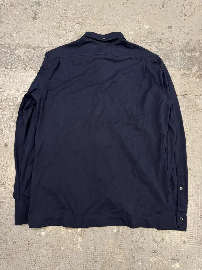 SS2019 Prada Navy Button-ups Shirt zJfDSnr 3