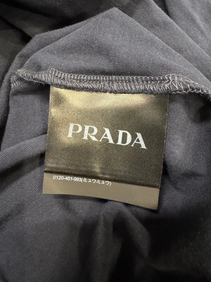 SS2019 Prada Navy Button-ups Shirt zJfDSnr 6