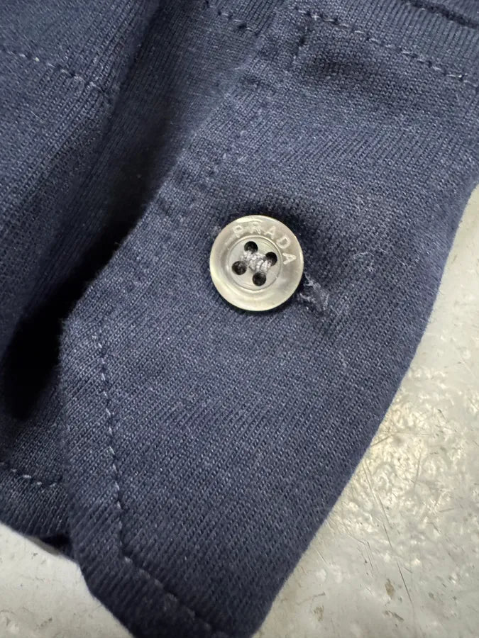 SS2019 Prada Navy Button-ups Shirt zJfDSnr 8