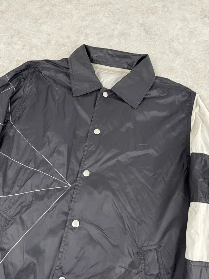 SS2019 Rick Owens Babel Geometrical Flight Black Jacket bLAiwLY 4