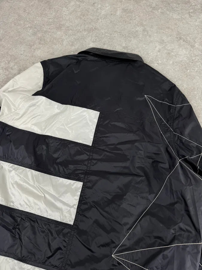 SS2019 Rick Owens Babel Geometrical Flight Black Jacket bLAiwLY 5