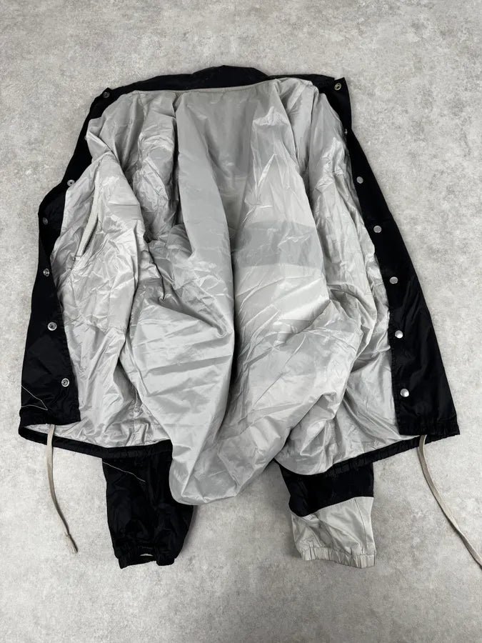 SS2019 Rick Owens Babel Geometrical Flight Black Jacket bLAiwLY 6