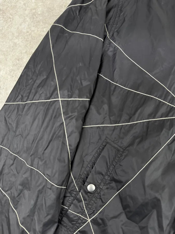 SS2019 Rick Owens Babel Geometrical Flight Black Jacket bLAiwLY 7