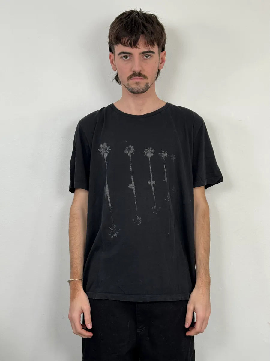 SS2019 Saint Laurent Black Palm Trees T-Shirt ebVWCTq 1