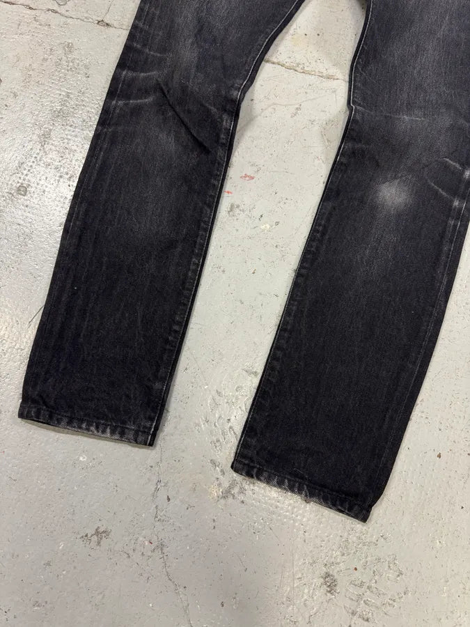 SS2019 Saint Laurent Dark Grey Slim Denim Jeans FMBDfSd 6