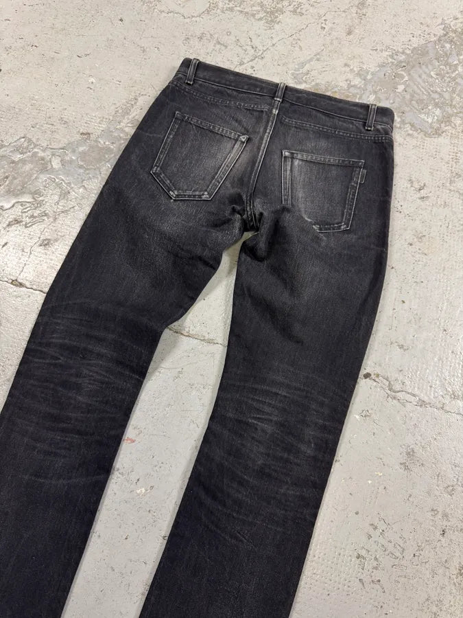 SS2019 Saint Laurent Dark Grey Slim Denim Jeans FMBDfSd 7