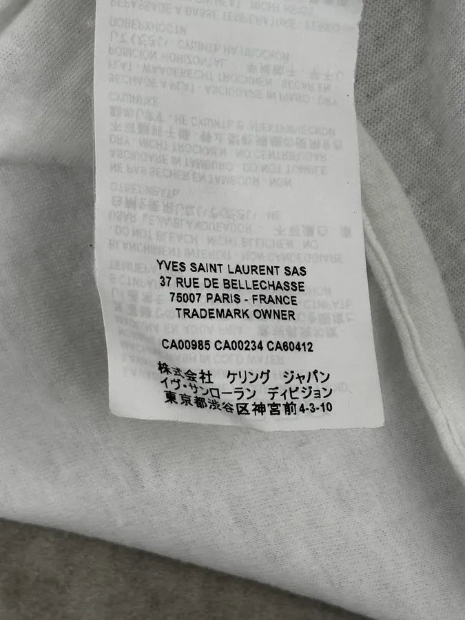 SS2019 Saint Laurent Five Palms Print T-Shirt hobMKVq 10